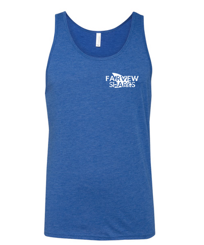 2025 Fairview Sharks - Royal Blue Heather Tank Top