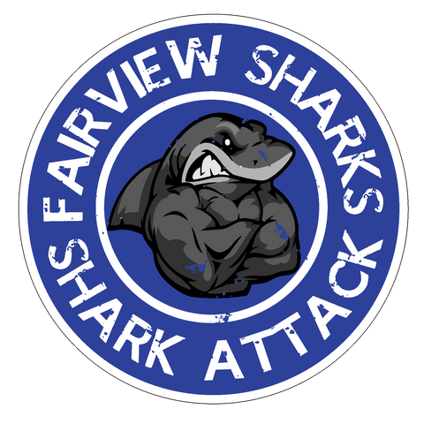Fairview Sharks Decals