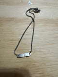 GPS Coordinates, 2-Sided SS Bracelet