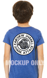 2023 Fairview Sharks - Royal Blue Heather Short Sleeve T-Shirt