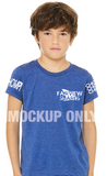 2023 Fairview Sharks - Royal Blue Heather Short Sleeve T-Shirt