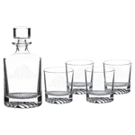 Polar Camel Decanters and On-The-Rocks Glasses