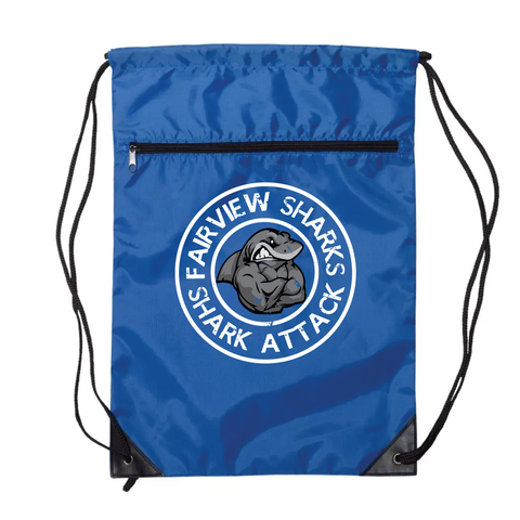 Fairview Sharks Drawstring Bag