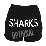 Fairview Sharks Girls and Ladies Cut Shorts (Two Styles)