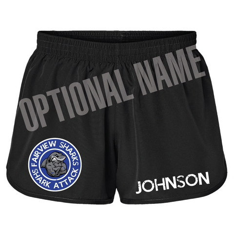 Fairview Sharks Girls and Ladies Cut Shorts (Two Styles)