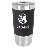 Polar Camel 20 oz. Tumbler with Silicone Grip and Clear Lid