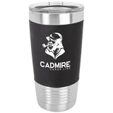 Polar Camel 20 oz. Tumbler with Silicone Grip and Clear Lid