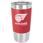 Polar Camel 20 oz. Tumbler with Silicone Grip and Clear Lid