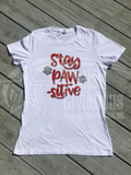 Stay Paw-sitive Short Sleeve T-Shirt - Unisex Cut