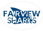 Fairview Sharks Car Magnet
