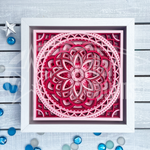 <span style="color: #0099CC;">3D Mandala Abstract 7155 </span>Wall Art</span>