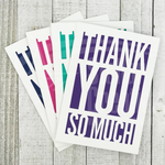 <span style="color: #0099cc;">Thank You</span> Notecard Set
