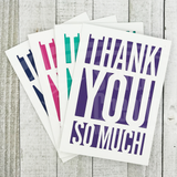 <span style="color: #0099cc;">Thank You</span> Notecard Set