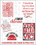 <span style="color: #0099CC">Swim As a Sport </span>Sticker Sheet