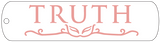 TRUTH - Paper Lace Affirmation Bookmark Series