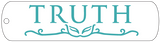 TRUTH - Paper Lace Affirmation Bookmark Series