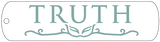 TRUTH - Paper Lace Affirmation Bookmark Series