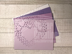 <span style="color: #0099CC">Cut Lace Heart</span> Notecard Set<br><span style="color: #642b89">4 Colors